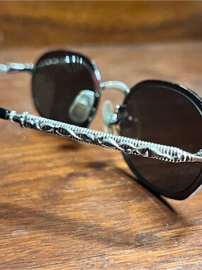 Vintage Christian Dior 90s Metal Oval Sunglasses - 55mm Wire Frame Made in HK